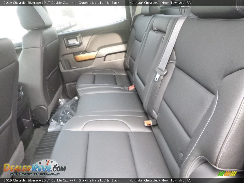 2019 Chevrolet Silverado LD LT Double Cab 4x4 Graphite Metallic / Jet Black Photo #13