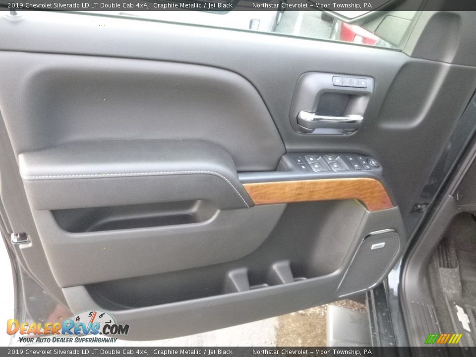2019 Chevrolet Silverado LD LT Double Cab 4x4 Graphite Metallic / Jet Black Photo #15