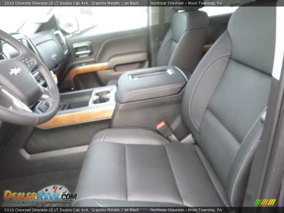 2019 Chevrolet Silverado LD LT Double Cab 4x4 Graphite Metallic / Jet Black Photo #16