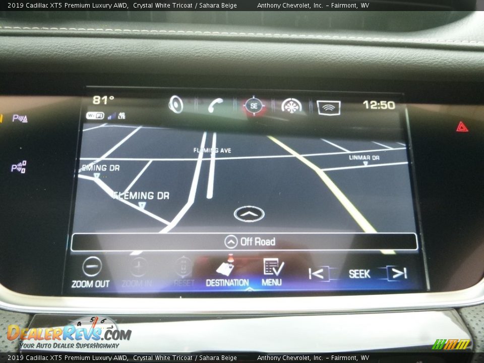 2019 Cadillac XT5 Premium Luxury AWD Crystal White Tricoat / Sahara Beige Photo #14