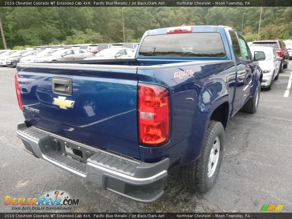 2019 Chevrolet Colorado WT Extended Cab 4x4 Pacific Blue Metallic / Jet Black/Dark Ash Photo #5