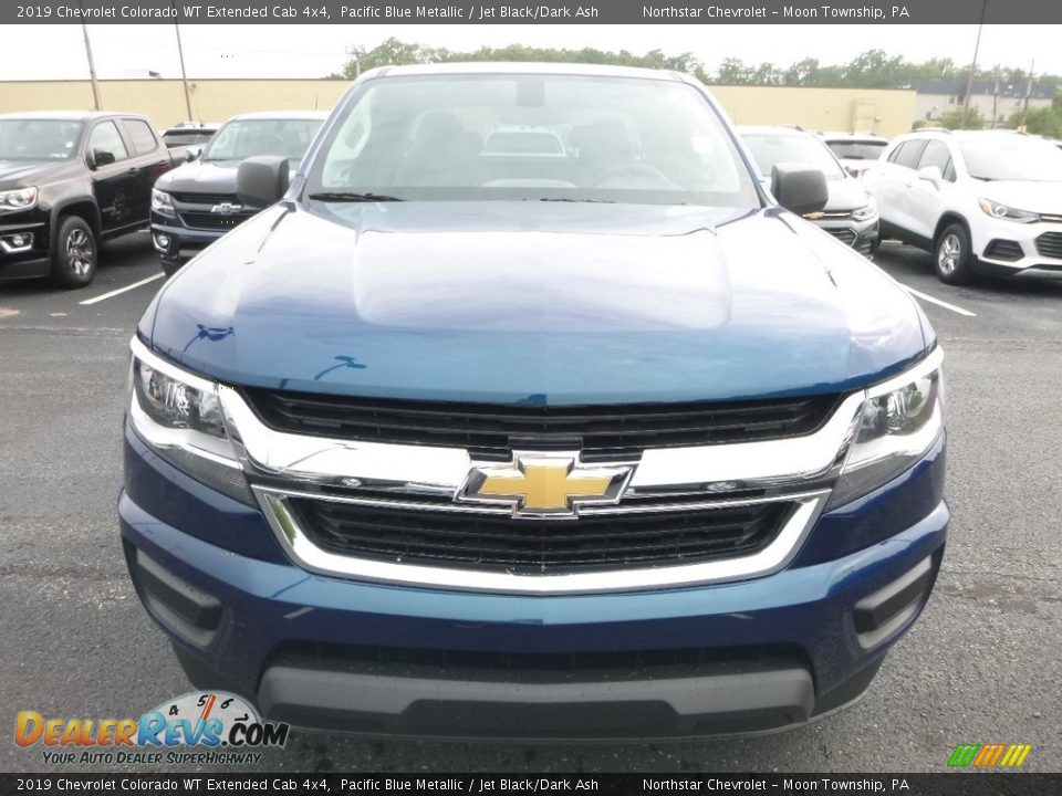 2019 Chevrolet Colorado WT Extended Cab 4x4 Pacific Blue Metallic / Jet Black/Dark Ash Photo #8