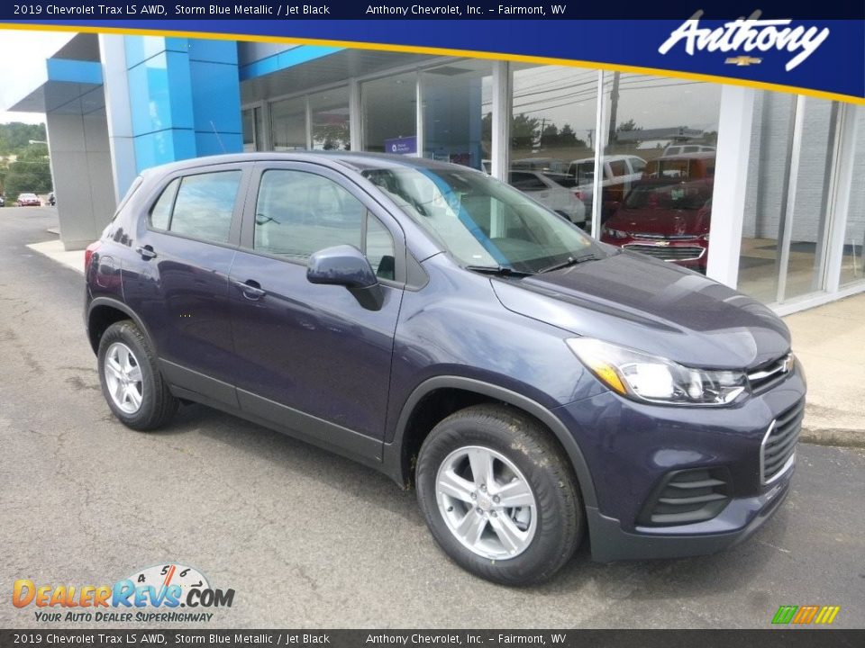 2019 Chevrolet Trax LS AWD Storm Blue Metallic / Jet Black Photo #1