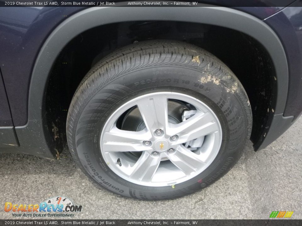 2019 Chevrolet Trax LS AWD Storm Blue Metallic / Jet Black Photo #2