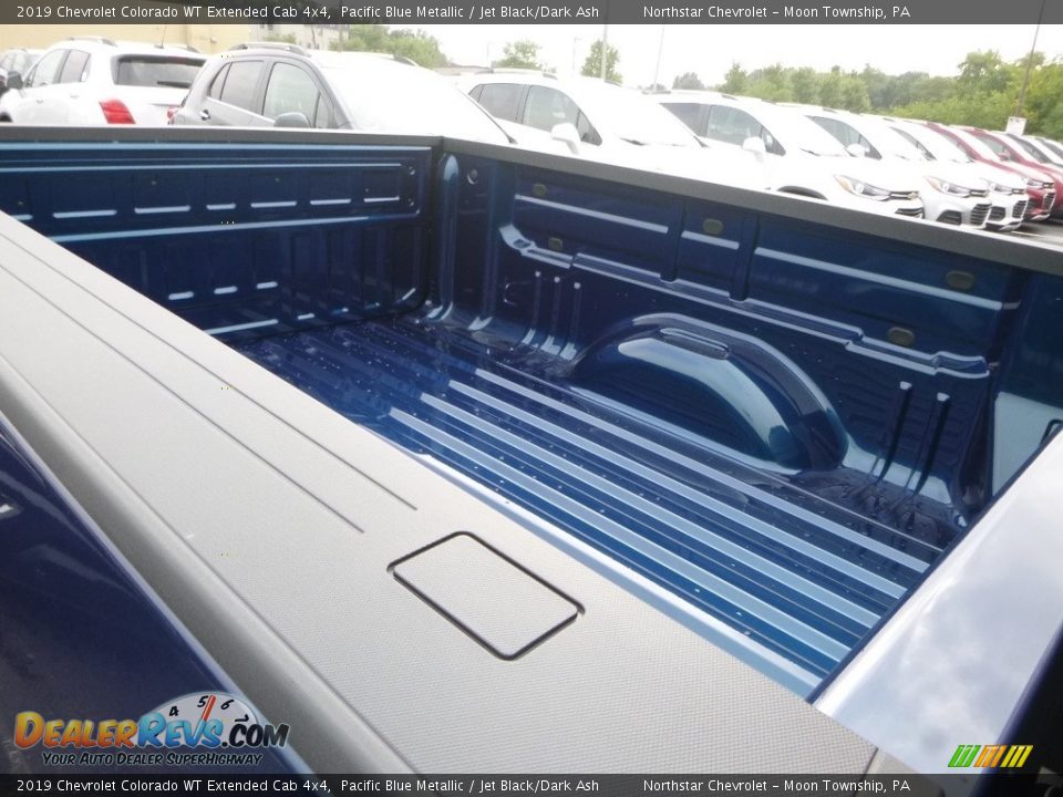 2019 Chevrolet Colorado WT Extended Cab 4x4 Pacific Blue Metallic / Jet Black/Dark Ash Photo #12
