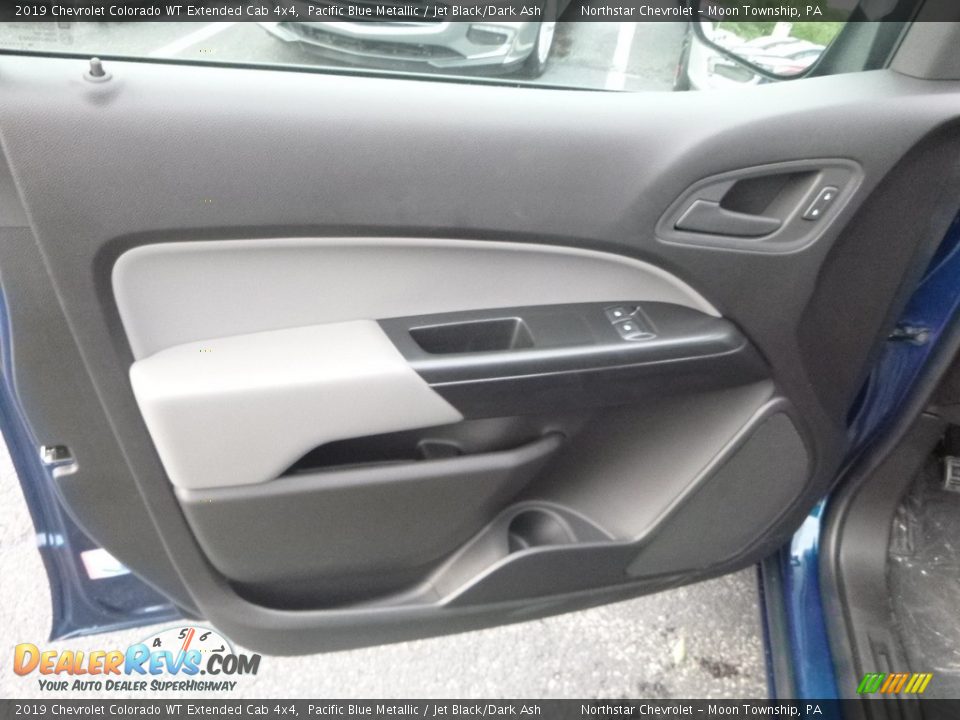 2019 Chevrolet Colorado WT Extended Cab 4x4 Pacific Blue Metallic / Jet Black/Dark Ash Photo #13