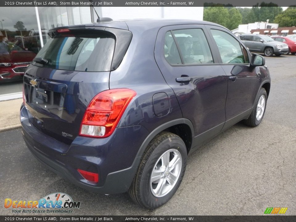 2019 Chevrolet Trax LS AWD Storm Blue Metallic / Jet Black Photo #4