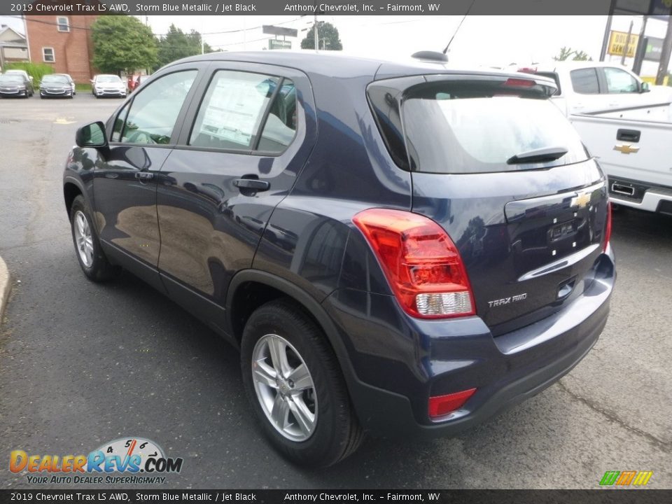 2019 Chevrolet Trax LS AWD Storm Blue Metallic / Jet Black Photo #6
