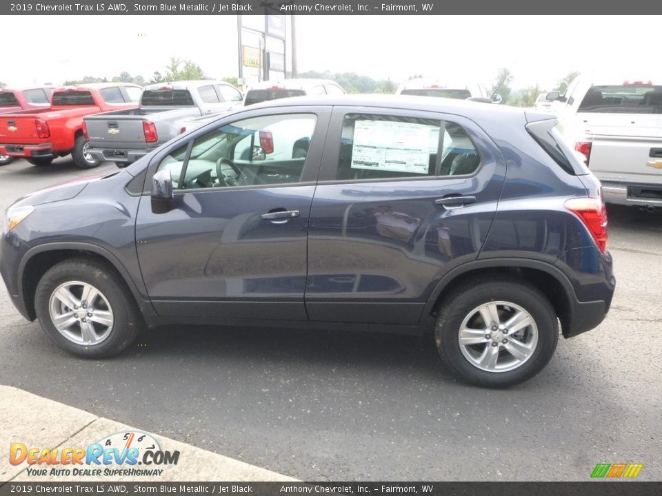 2019 Chevrolet Trax LS AWD Storm Blue Metallic / Jet Black Photo #7