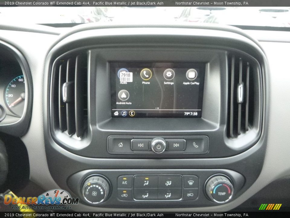 2019 Chevrolet Colorado WT Extended Cab 4x4 Pacific Blue Metallic / Jet Black/Dark Ash Photo #17