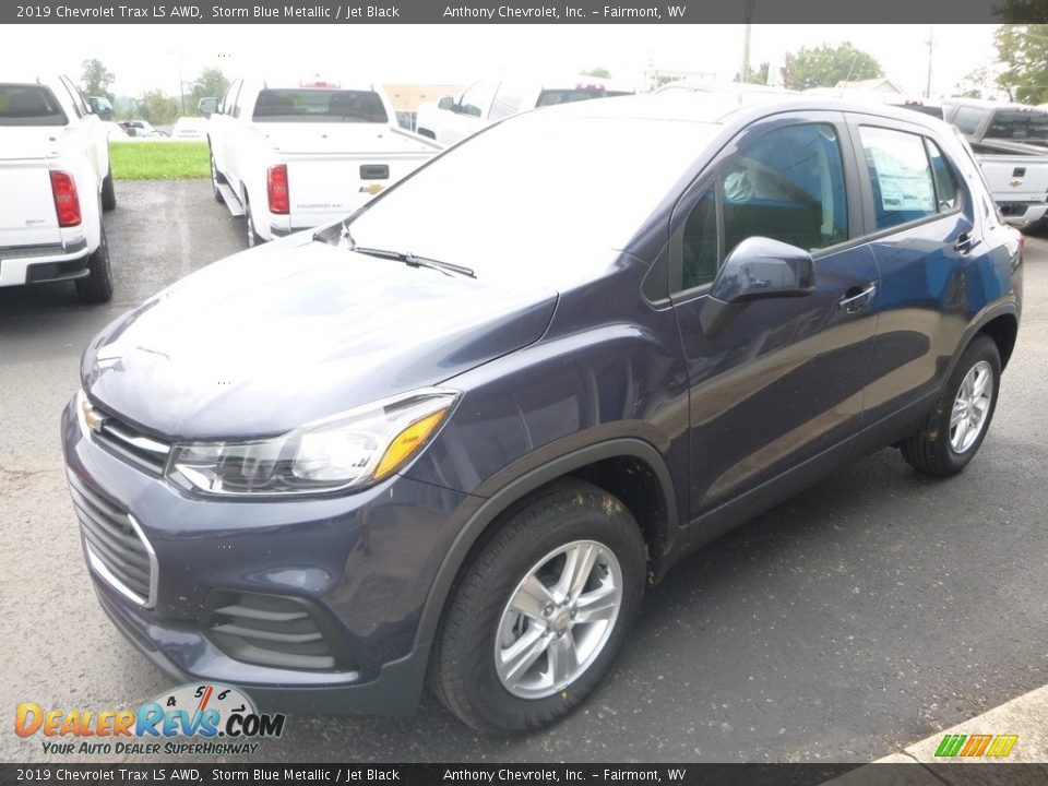 2019 Chevrolet Trax LS AWD Storm Blue Metallic / Jet Black Photo #8