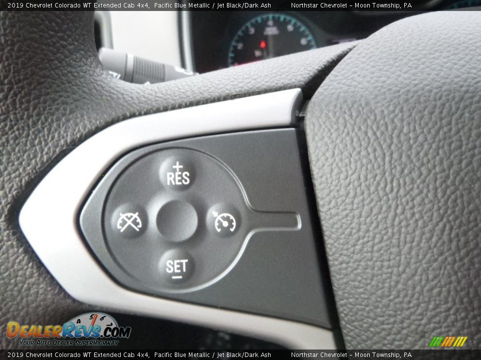 2019 Chevrolet Colorado WT Extended Cab 4x4 Pacific Blue Metallic / Jet Black/Dark Ash Photo #20
