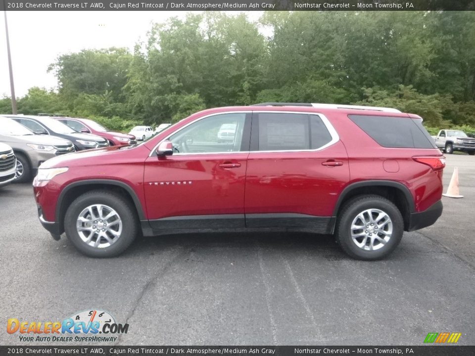 2018 Chevrolet Traverse LT AWD Cajun Red Tintcoat / Dark Atmosphere/Medium Ash Gray Photo #2