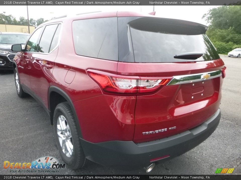 2018 Chevrolet Traverse LT AWD Cajun Red Tintcoat / Dark Atmosphere/Medium Ash Gray Photo #3