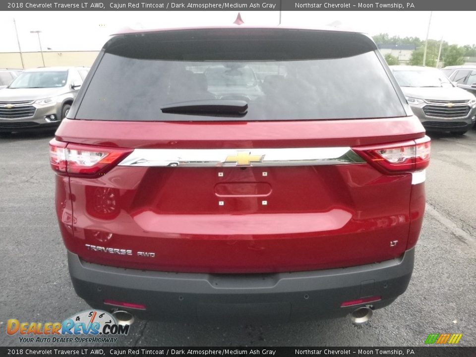 2018 Chevrolet Traverse LT AWD Cajun Red Tintcoat / Dark Atmosphere/Medium Ash Gray Photo #4