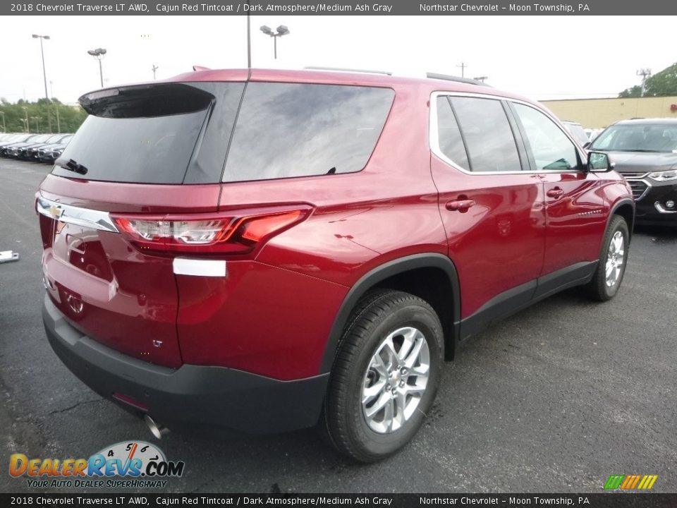 2018 Chevrolet Traverse LT AWD Cajun Red Tintcoat / Dark Atmosphere/Medium Ash Gray Photo #5