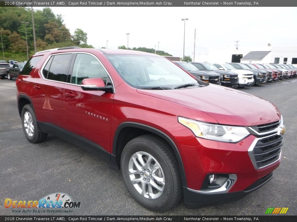 2018 Chevrolet Traverse LT AWD Cajun Red Tintcoat / Dark Atmosphere/Medium Ash Gray Photo #7