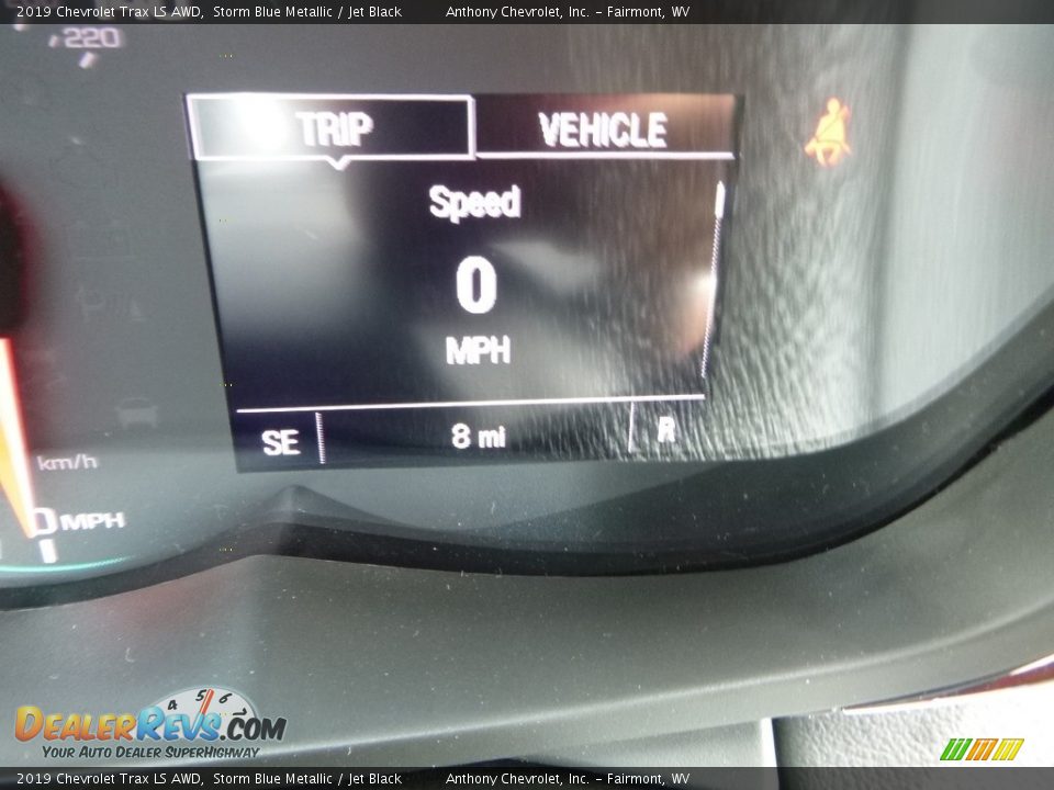 2019 Chevrolet Trax LS AWD Storm Blue Metallic / Jet Black Photo #19