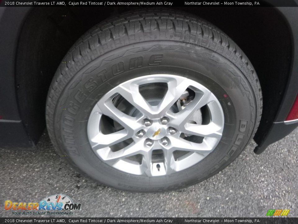 2018 Chevrolet Traverse LT AWD Cajun Red Tintcoat / Dark Atmosphere/Medium Ash Gray Photo #9