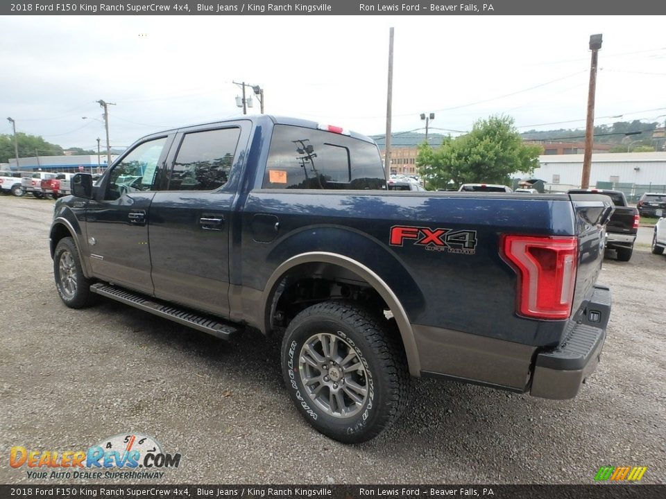 2018 Ford F150 King Ranch SuperCrew 4x4 Blue Jeans / King Ranch Kingsville Photo #4