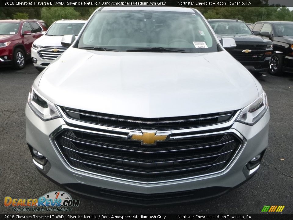 2018 Chevrolet Traverse LT AWD Silver Ice Metallic / Dark Atmosphere/Medium Ash Gray Photo #8