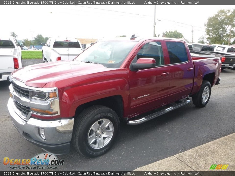 2018 Chevrolet Silverado 1500 WT Crew Cab 4x4 Cajun Red Tintcoat / Dark Ash/Jet Black Photo #6