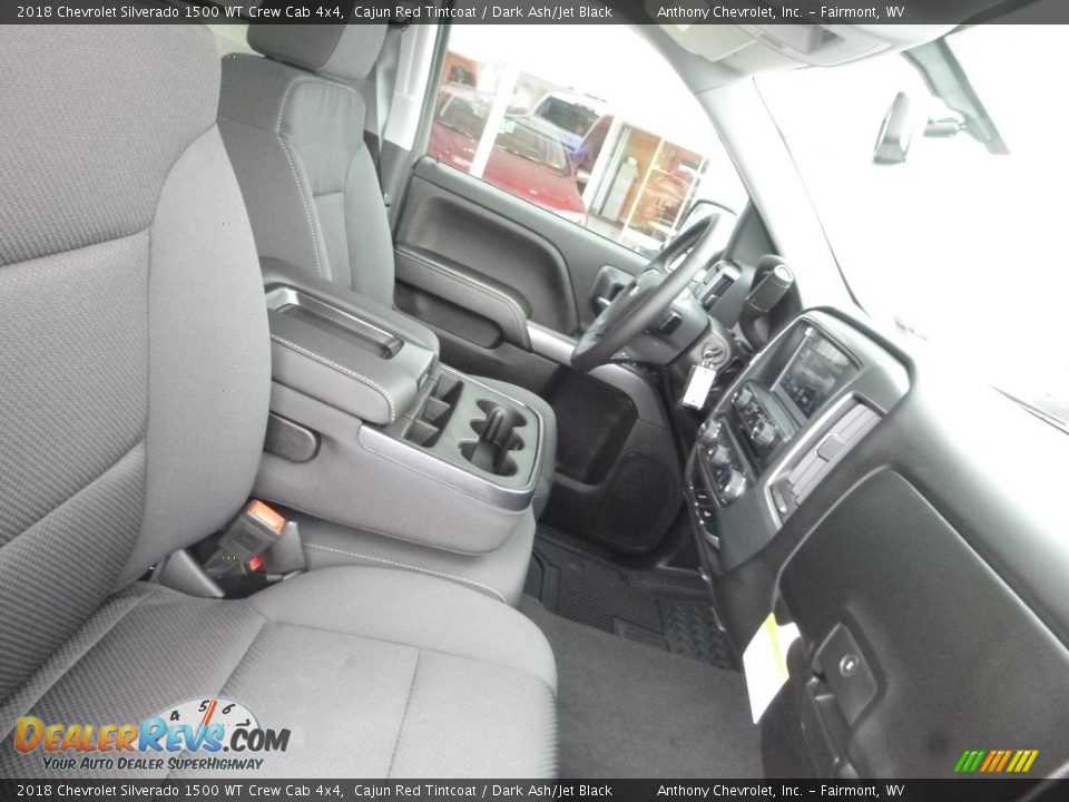 2018 Chevrolet Silverado 1500 WT Crew Cab 4x4 Cajun Red Tintcoat / Dark Ash/Jet Black Photo #8