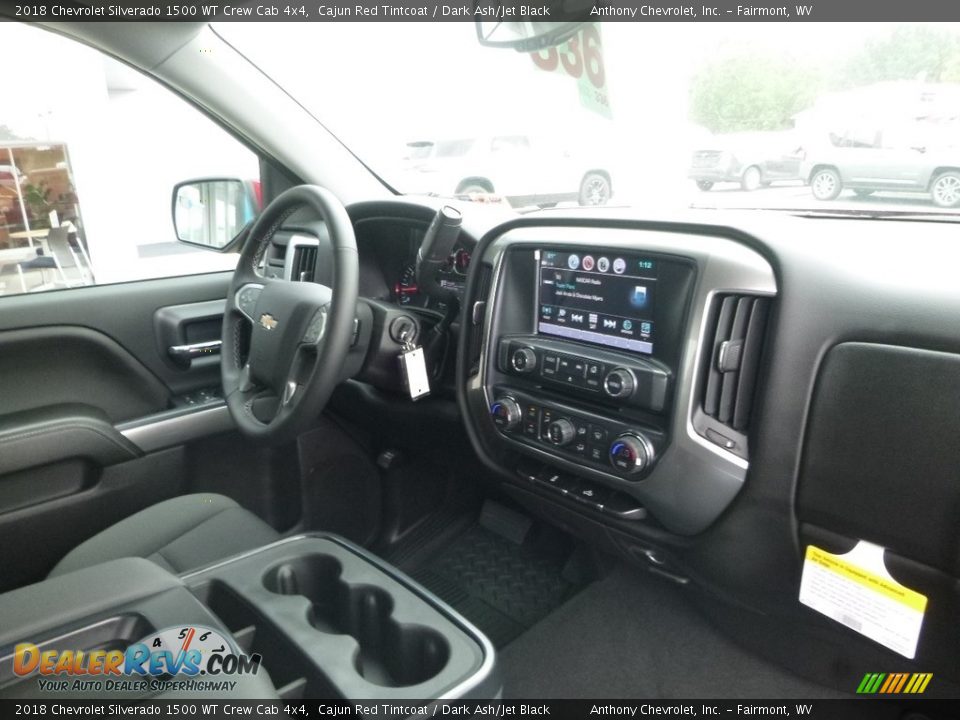 2018 Chevrolet Silverado 1500 WT Crew Cab 4x4 Cajun Red Tintcoat / Dark Ash/Jet Black Photo #9