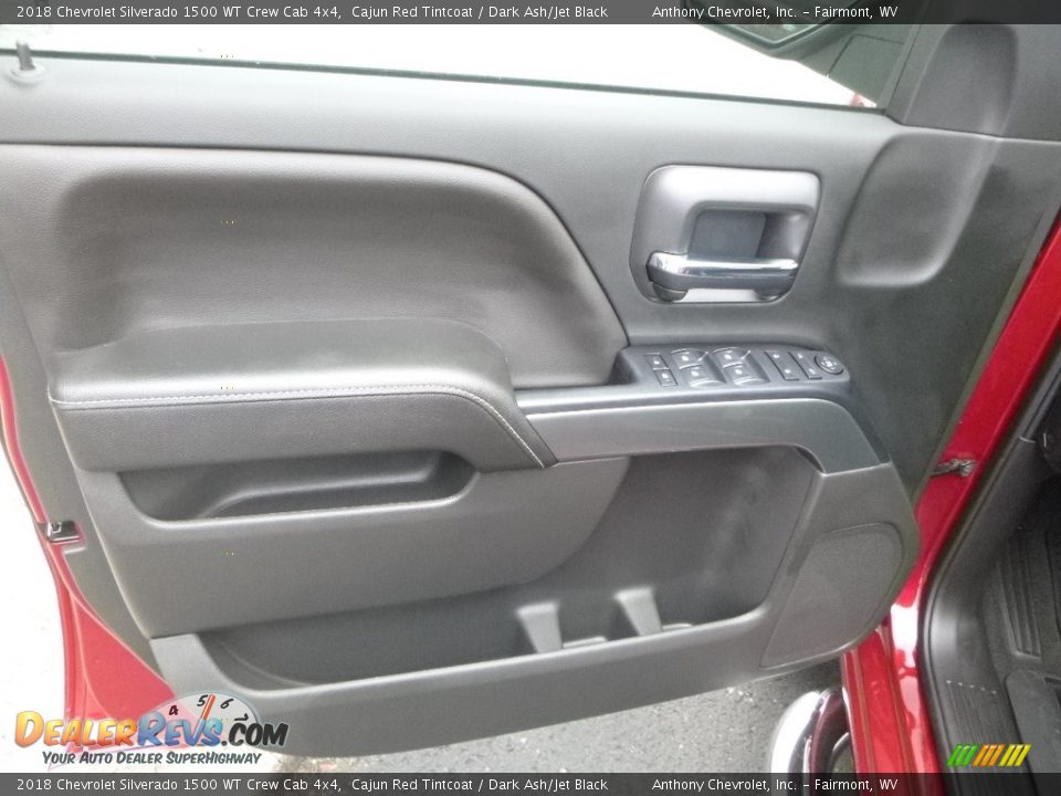 2018 Chevrolet Silverado 1500 WT Crew Cab 4x4 Cajun Red Tintcoat / Dark Ash/Jet Black Photo #12