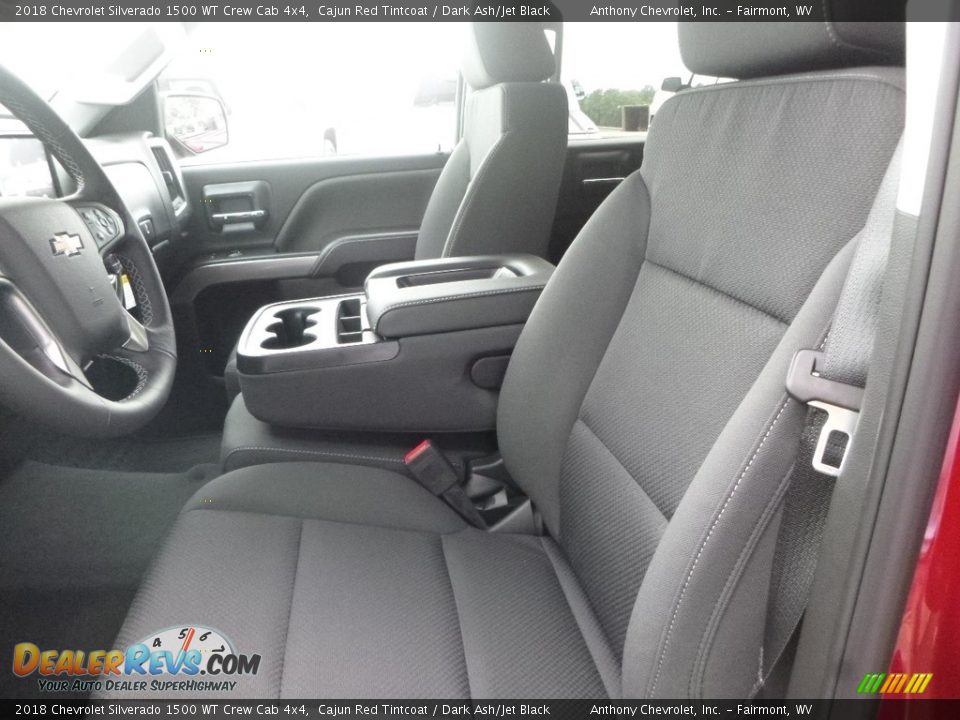 2018 Chevrolet Silverado 1500 WT Crew Cab 4x4 Cajun Red Tintcoat / Dark Ash/Jet Black Photo #13