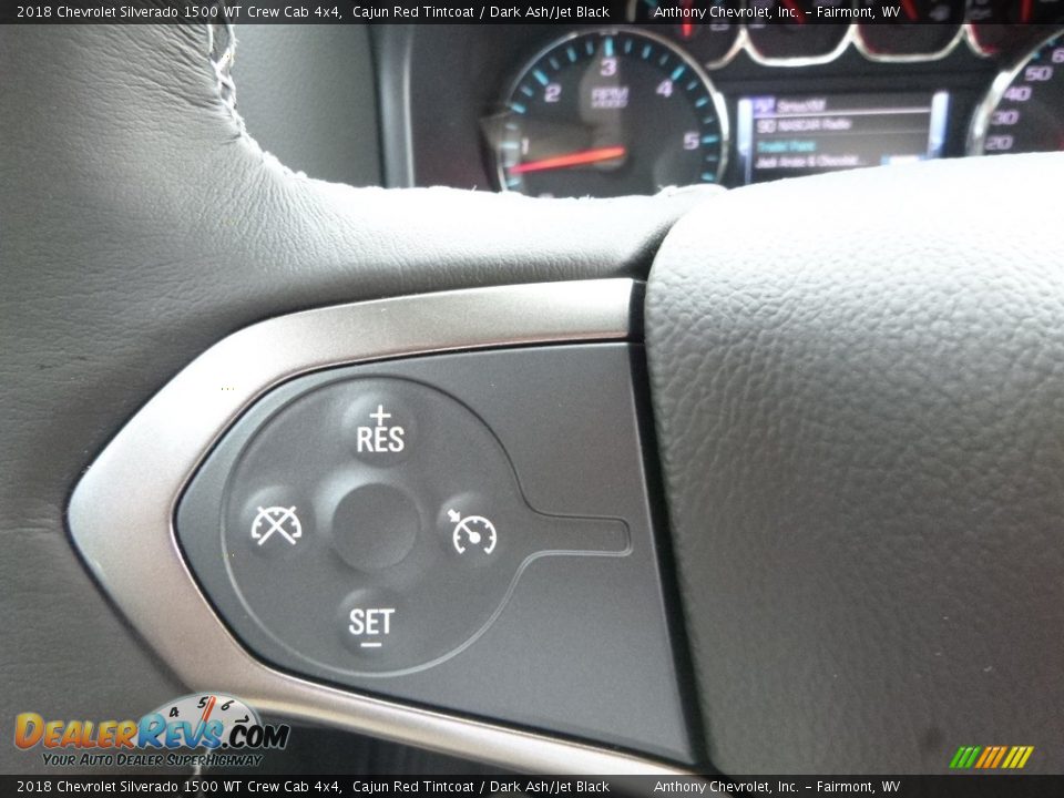 2018 Chevrolet Silverado 1500 WT Crew Cab 4x4 Cajun Red Tintcoat / Dark Ash/Jet Black Photo #18