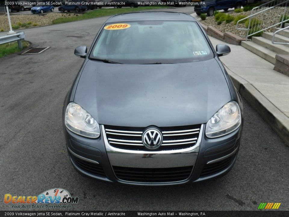 2009 Volkswagen Jetta SE Sedan Platinum Gray Metallic / Anthracite Photo #5