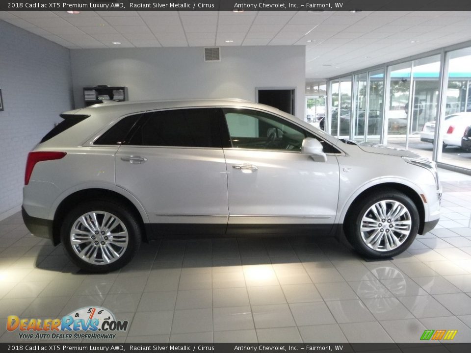 2018 Cadillac XT5 Premium Luxury AWD Radiant Silver Metallic / Cirrus Photo #3