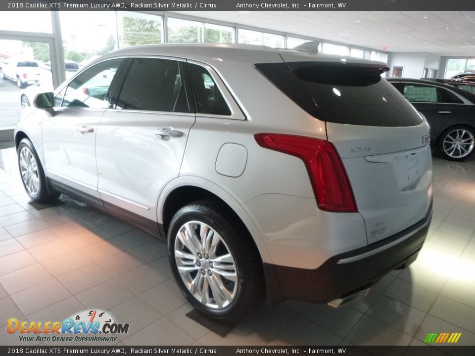 2018 Cadillac XT5 Premium Luxury AWD Radiant Silver Metallic / Cirrus Photo #6