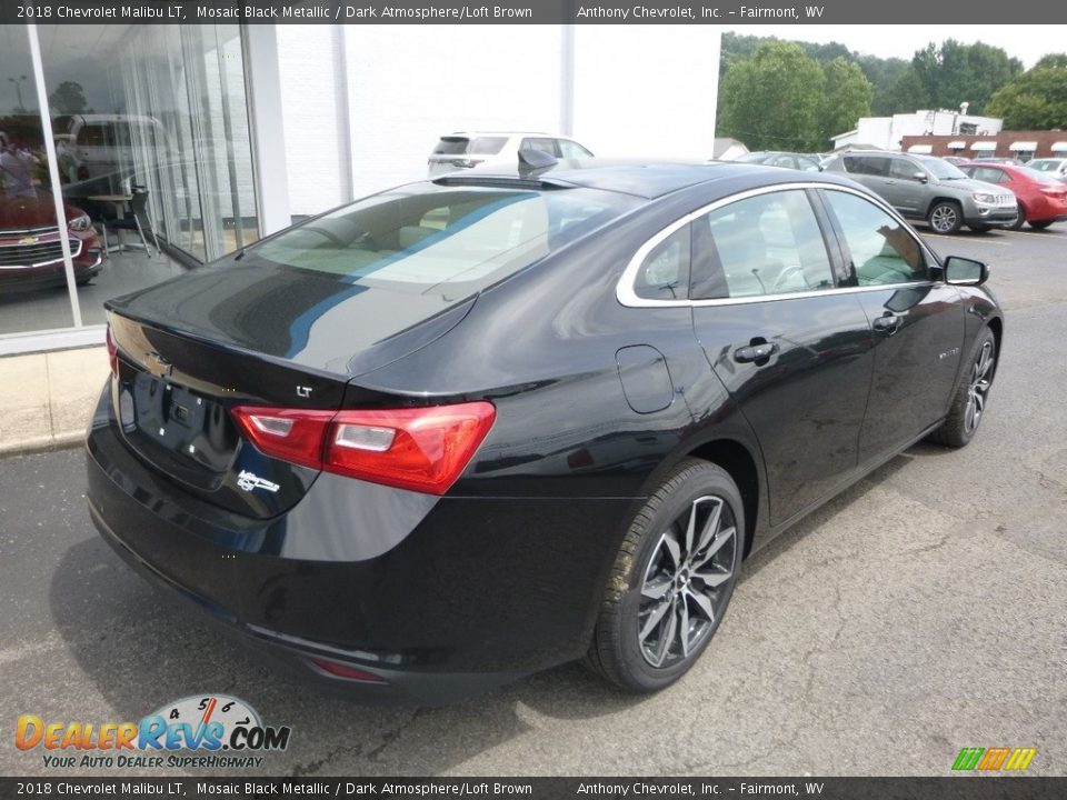 2018 Chevrolet Malibu LT Mosaic Black Metallic / Dark Atmosphere/Loft Brown Photo #4