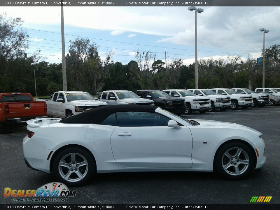 2018 Chevrolet Camaro LT Convertible Summit White / Jet Black Photo #6