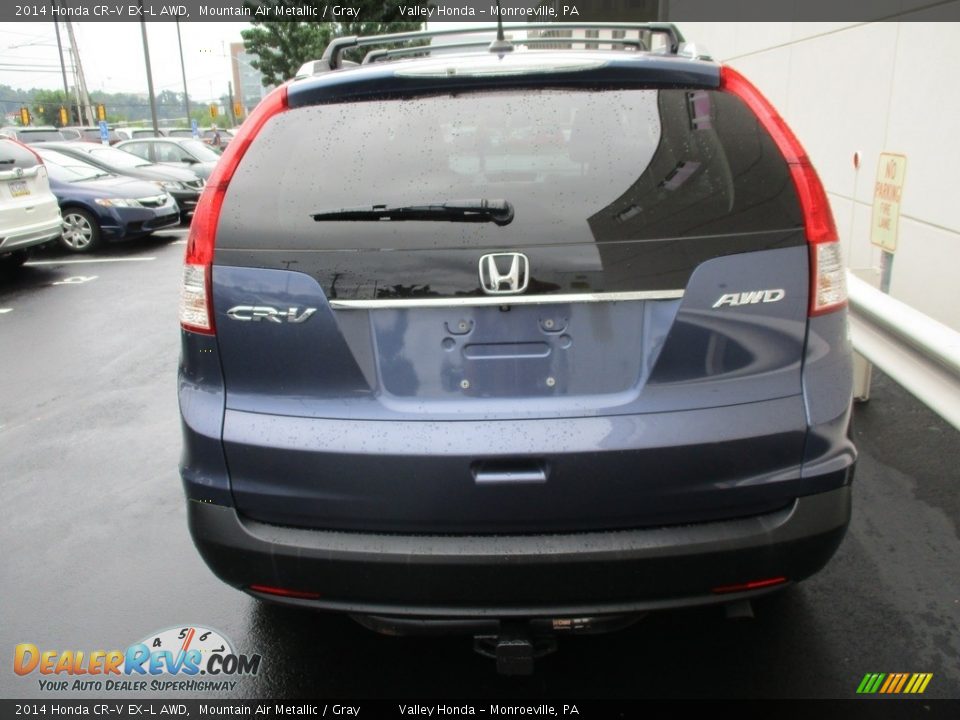 2014 Honda CR-V EX-L AWD Mountain Air Metallic / Gray Photo #4