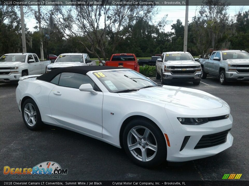 2018 Chevrolet Camaro LT Convertible Summit White / Jet Black Photo #7