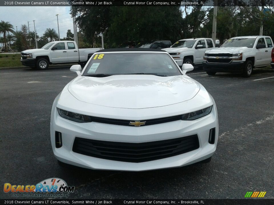 2018 Chevrolet Camaro LT Convertible Summit White / Jet Black Photo #8