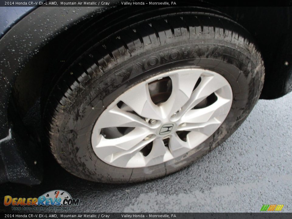 2014 Honda CR-V EX-L AWD Mountain Air Metallic / Gray Photo #6