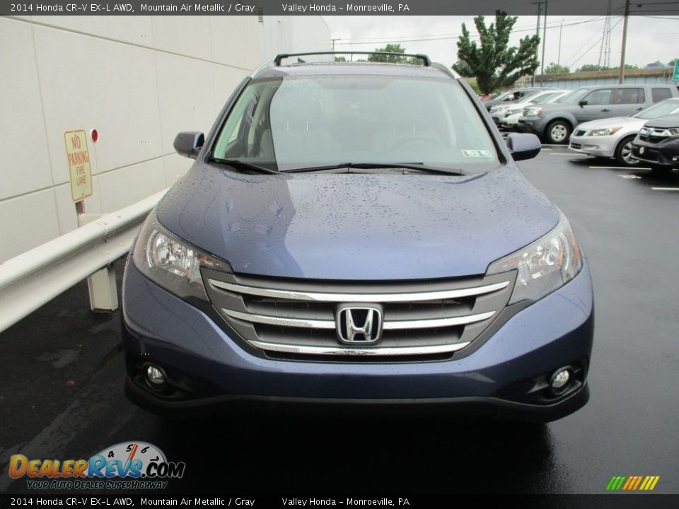 2014 Honda CR-V EX-L AWD Mountain Air Metallic / Gray Photo #8