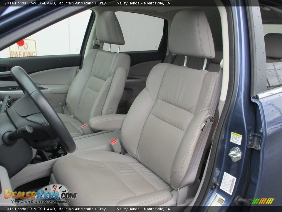 2014 Honda CR-V EX-L AWD Mountain Air Metallic / Gray Photo #12