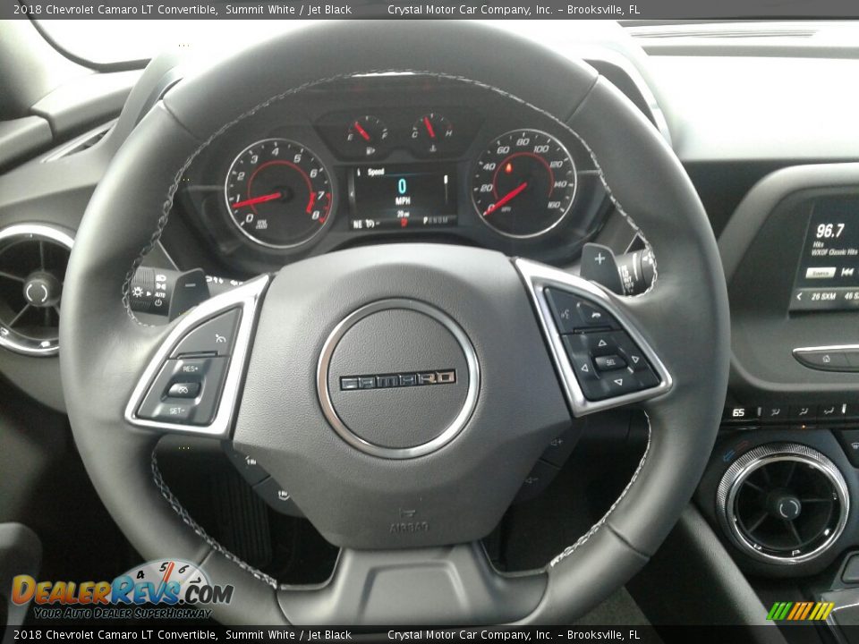2018 Chevrolet Camaro LT Convertible Summit White / Jet Black Photo #14