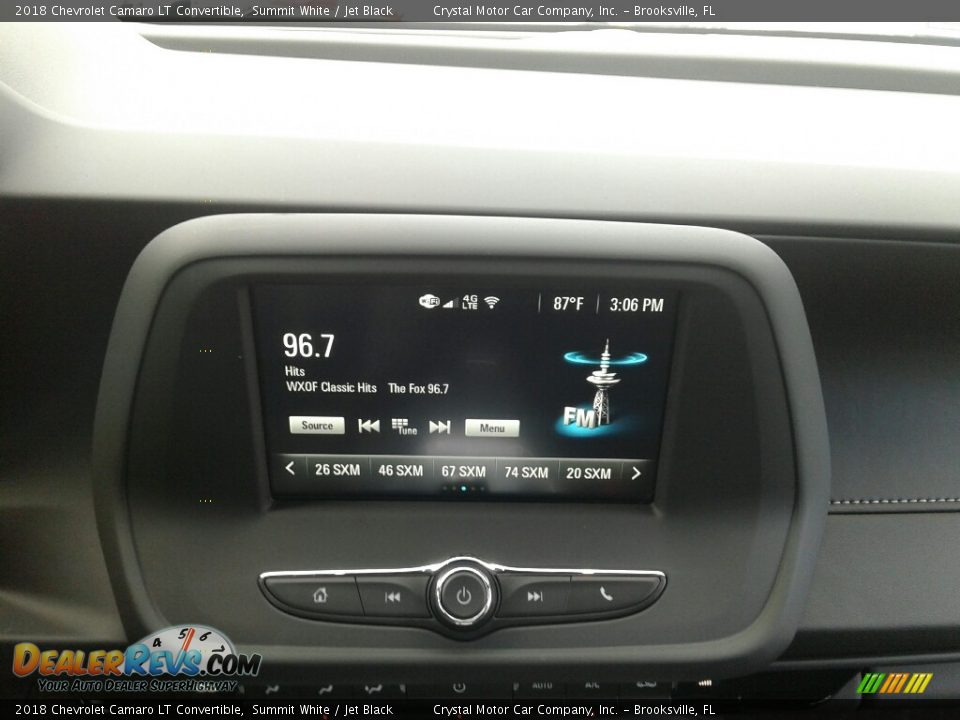2018 Chevrolet Camaro LT Convertible Summit White / Jet Black Photo #15