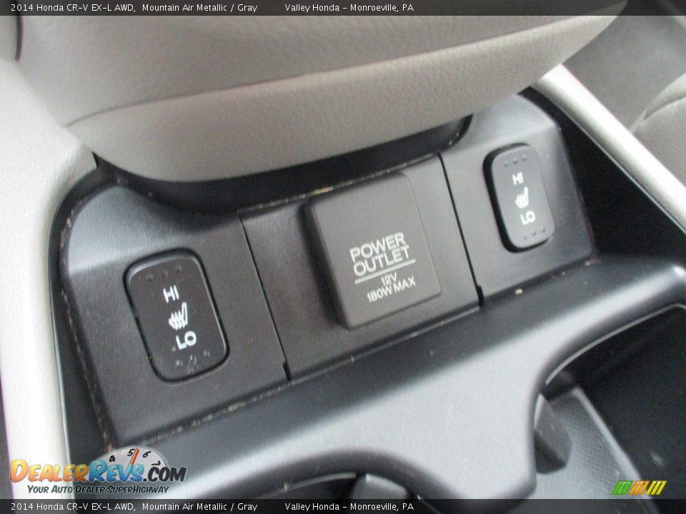 2014 Honda CR-V EX-L AWD Mountain Air Metallic / Gray Photo #17