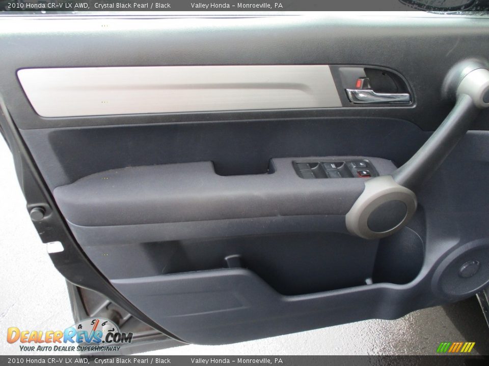2010 Honda CR-V LX AWD Crystal Black Pearl / Black Photo #10
