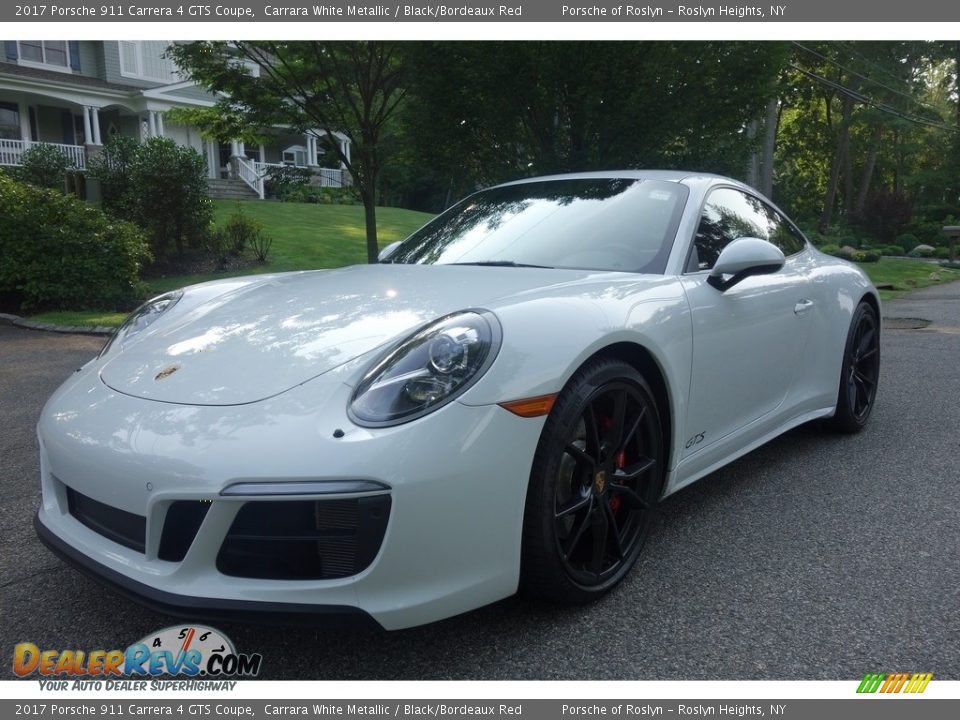2017 Porsche 911 Carrera 4 GTS Coupe Carrara White Metallic / Black/Bordeaux Red Photo #1