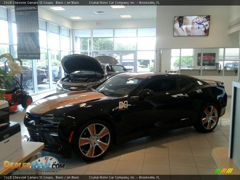 2018 Chevrolet Camaro SS Coupe Black / Jet Black Photo #9