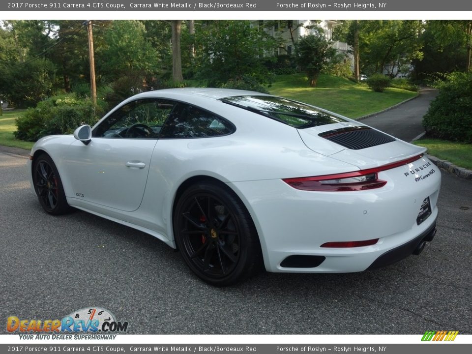 2017 Porsche 911 Carrera 4 GTS Coupe Carrara White Metallic / Black/Bordeaux Red Photo #4