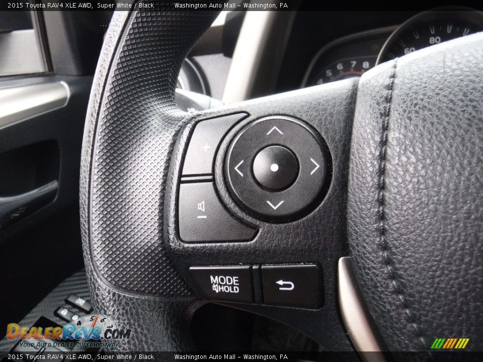 2015 Toyota RAV4 XLE AWD Super White / Black Photo #21